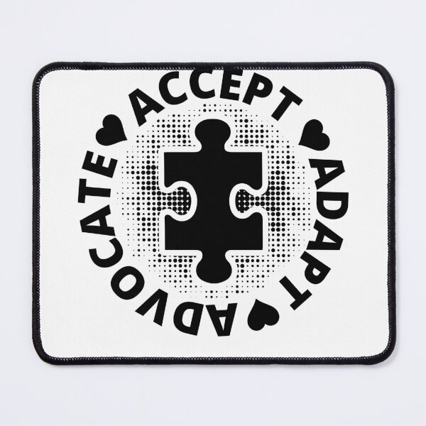 Item preview, Autism Awareness Puzzle Piece  – Accept, Adapt, Advocate designed and sold by Hameegaa.