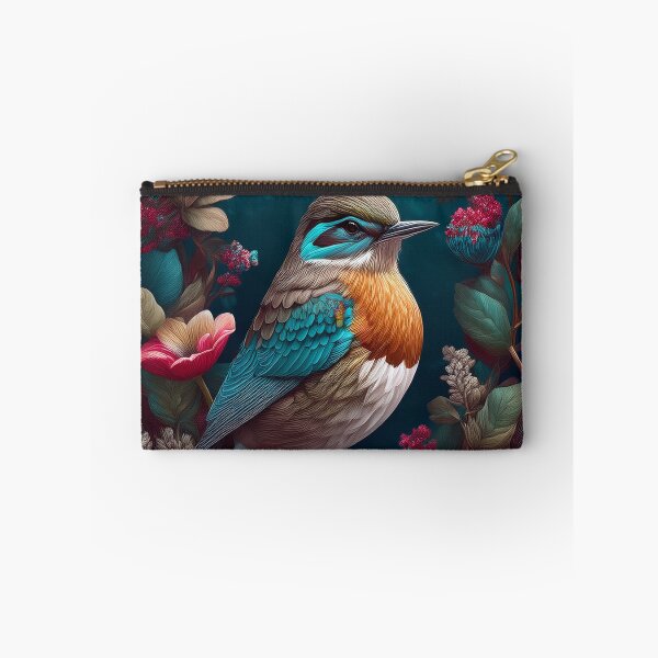 Item preview, Robin Surrounded by Flowers designed and sold by FlosArtPrintShop.