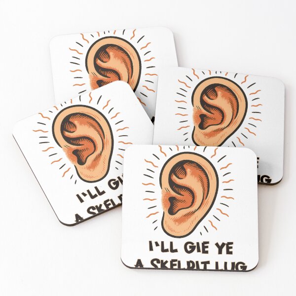 Item preview, Ill Gie Ye A Skelpit Lug Scottish Threat Saying Scotland Humour designed and sold by EdgyEdgeArt.