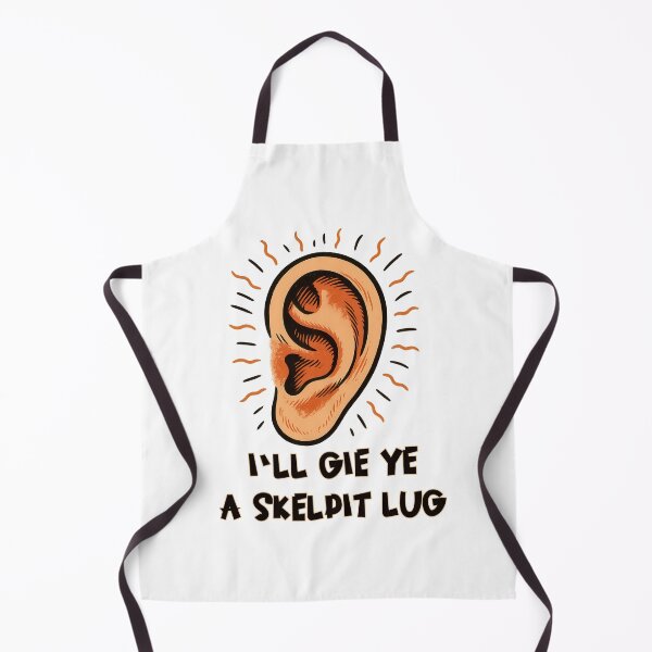 Item preview, Ill Gie Ye A Skelpit Lug Scottish Threat Saying Scotland Humour designed and sold by EdgyEdgeArt.