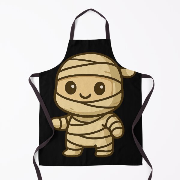 Item preview, Adorable Kawaii Mummy Cartoon Character Illustration Cute Wrapped Bandages Halloween Costume Spooky Fun Chibi Style Design Artwork designed and sold by Mimoshi ⭐⭐⭐⭐⭐.