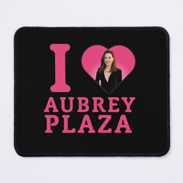 Item preview, I Love Aubrey Plaza Pink Heart Design designed and sold by DannyCFrancis.