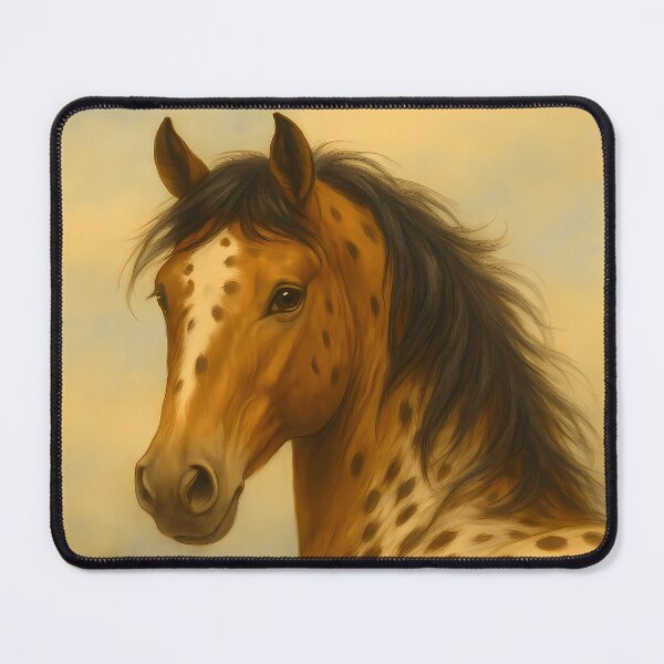 Item preview, Appaloosa Horse Portrait – Nez Perce Heritage Equine Art by Randa Lee Creative designed and sold by Randa Lee Creative.