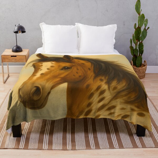 Item preview, Appaloosa Horse Portrait – Nez Perce Heritage Equine Art by Randa Lee Creative designed and sold by Randa Lee Creative.