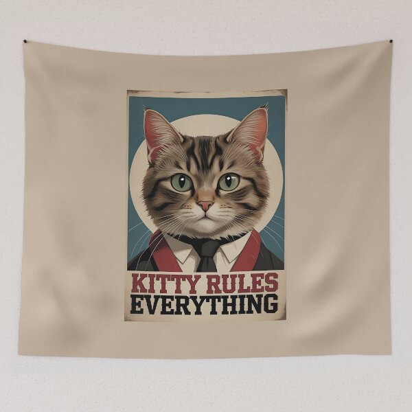 Item preview, Kitty rules everything designed and sold by musthavewords.