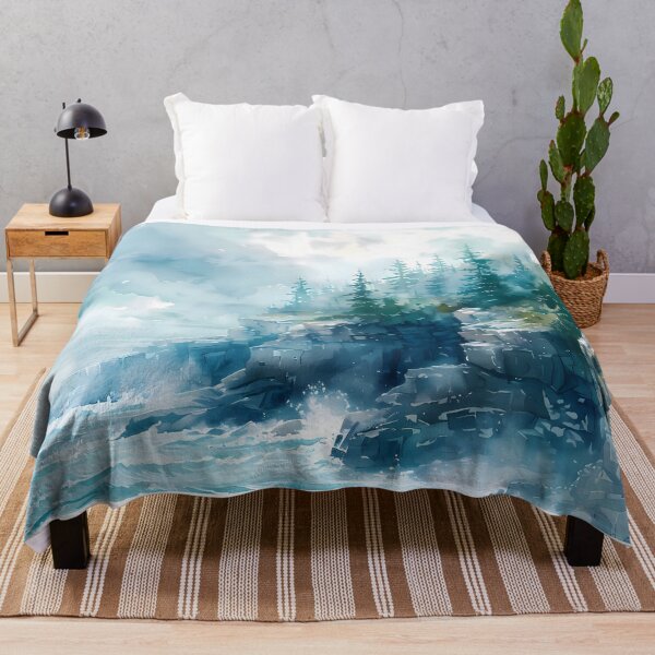 Item preview, Fog Over the Coast – Moody Seascape from Bar Harbor, Maine designed and sold by daila70.