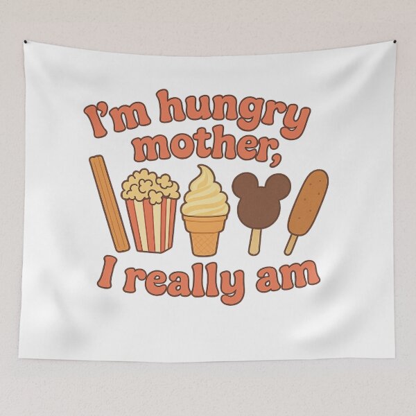 Item preview, I’m Hungry Mother – Cute Disney Snack Lover Shirt & Sticker designed and sold by Zippitydodads.