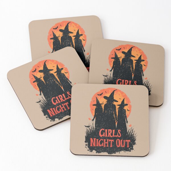 Item preview, Girls Night Out - Cute Funny Halloween Witches designed and sold by Urban-Alien.