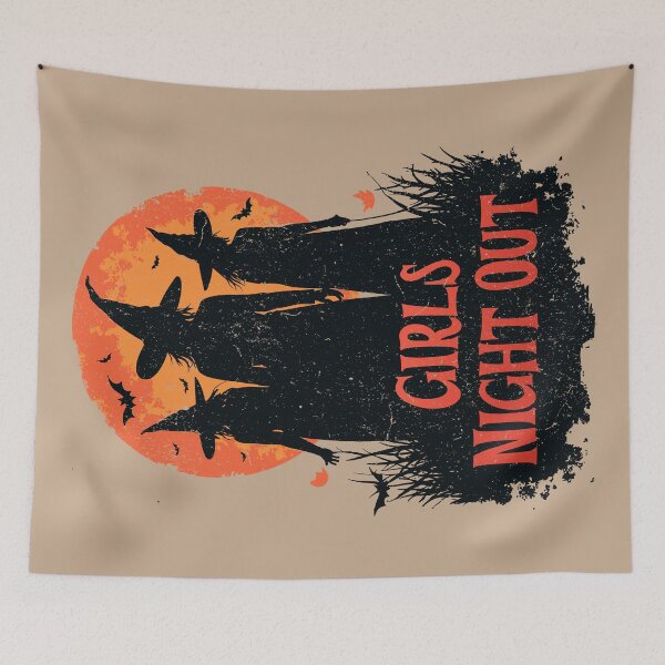 Item preview, Girls Night Out - Cute Funny Halloween Witches designed and sold by Urban-Alien.