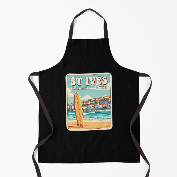 Item preview, St Ives Cornwall Retro Surf Poster | Soul Surfer Design designed and sold by Digital Dreams Arts.
