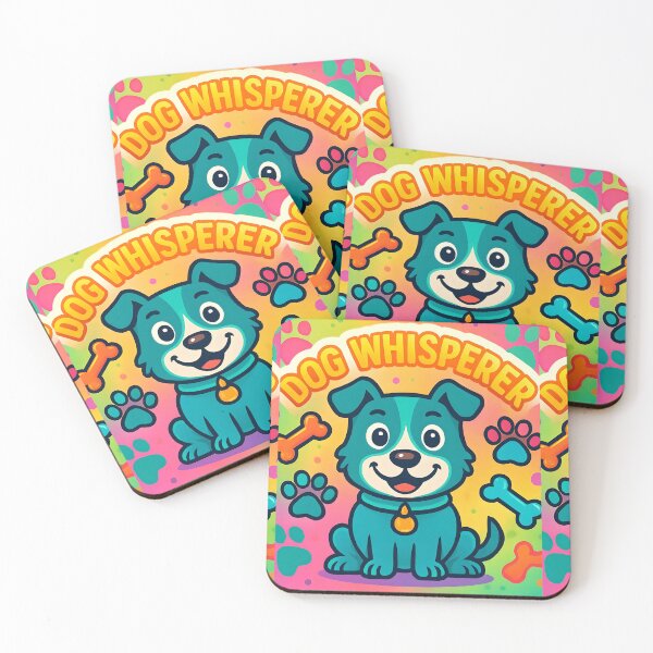 Item preview, Dog Whisperer Sticker – Cute Cartoon Puppy for Dog Lovers, Trainers & Pet Parents designed and sold by GiftLore Studio.