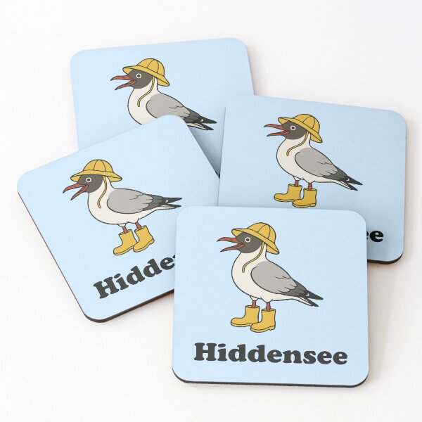 Item preview, Hiddensee Black-headed Gull in Rain Outfit – Funny Baltic Sea Design designed and sold by Print-Zoo.