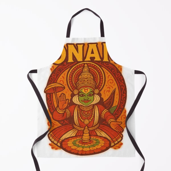 Item preview, Onam Festival T-Shirt – Kathakali Dance & Pookalam Art Design designed and sold by Ninexero - Shirt.