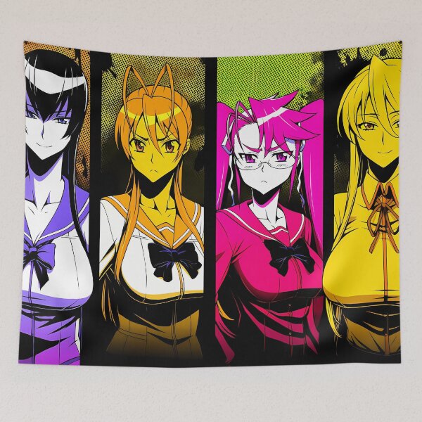 Item preview, Saeko & Rei & Saya & Shizuka - 1 designed and sold by Infinite-Aspire.