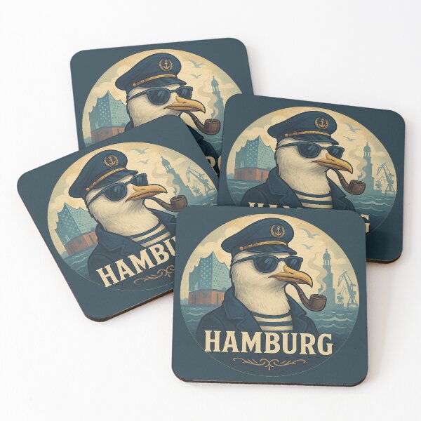 Item preview, Captain Seagull – Hamburg Style designed and sold by VisionsOfCities.