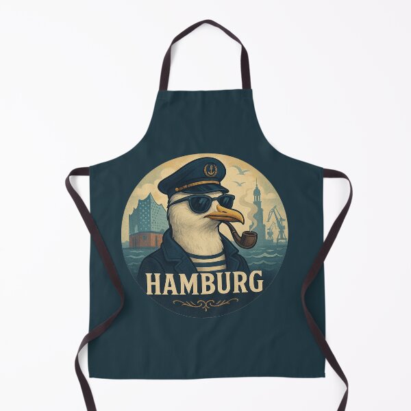 Item preview, Captain Seagull – Hamburg Style designed and sold by VisionsOfCities.