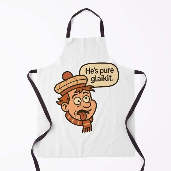 Item preview, Hes Pure Glaikit Scottish Saying Silly Person Scotland Humour designed and sold by EdgyEdgeArt.
