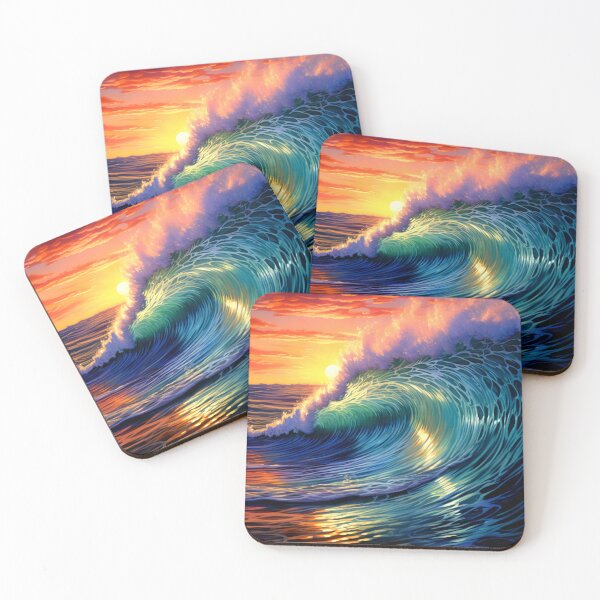 Item preview, Sea wave in the sunset, Sea wave in the sunset designed and sold by WishArtDesign.
