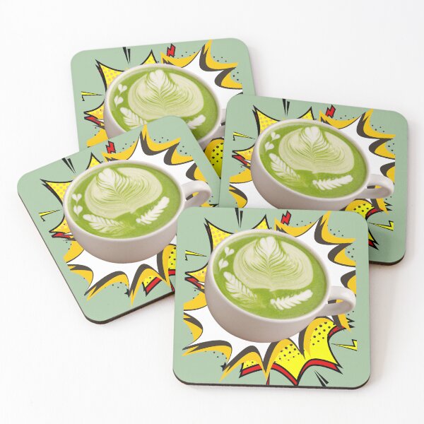 Item preview, Matcha Green Tea Shower Curtain, Water Socks, Apron, Matcha Clock, Shirt & Desk Mat | Zen Kitchen & Home Decor Accessories designed and sold by CertainTees Clothing & Accessories .