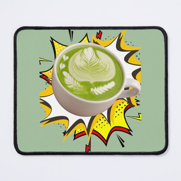Item preview, Matcha Green Tea Shower Curtain, Water Socks, Apron, Matcha Clock, Shirt & Desk Mat | Zen Kitchen & Home Decor Accessories designed and sold by CertainTees Clothing & Accessories .