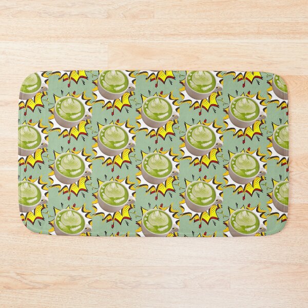 Item preview, Matcha Green Tea Shower Curtain, Water Socks, Apron, Matcha Clock, Shirt & Desk Mat | Zen Kitchen & Home Decor Accessories designed and sold by CertainTees Clothing & Accessories .
