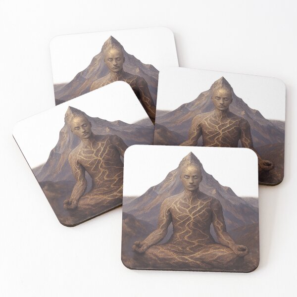 Item preview, Mountain Meditation Therapy - Altitude Healing Art - Wilderness Therapist Gift designed and sold by TONSNAP.