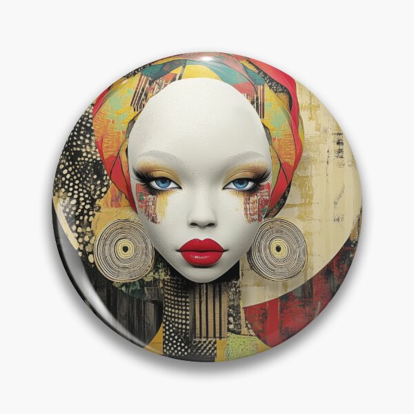 Item preview, Ethnic style female artwork designed and sold by olenapetol.