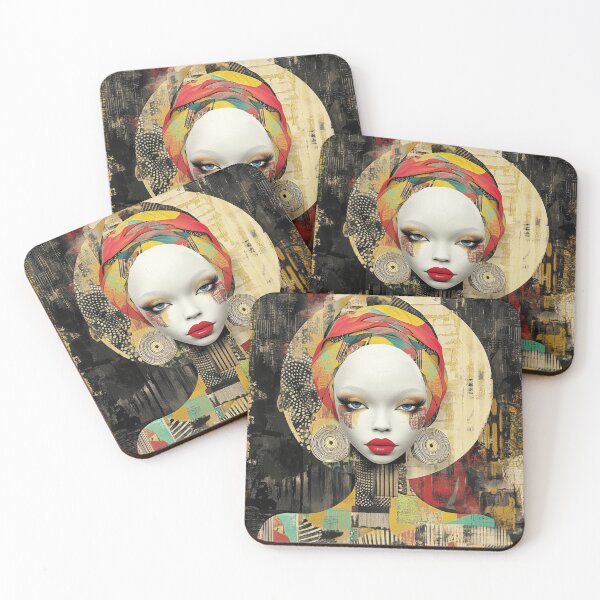 Item preview, Ethnic style female artwork designed and sold by olenapetol.