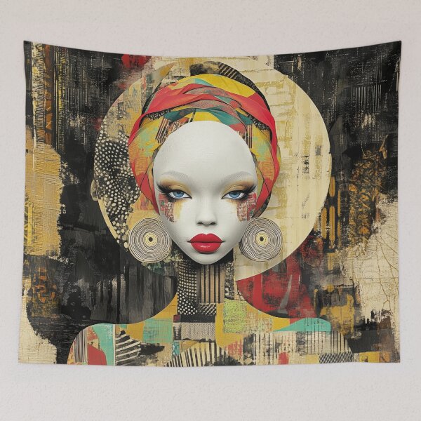 Item preview, Ethnic style female artwork designed and sold by olenapetol.