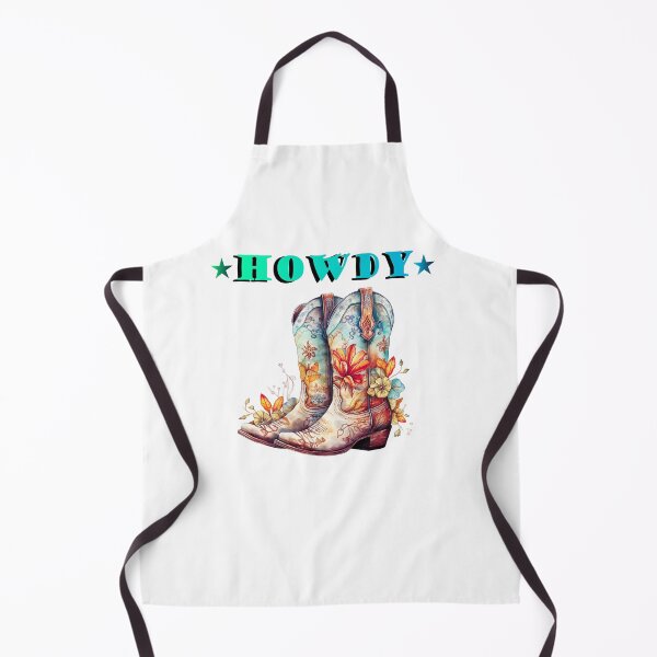 Item preview, Howdy Cowboy Boots with Wild Flowers Watercolor Art designed and sold by adriana-holmes.