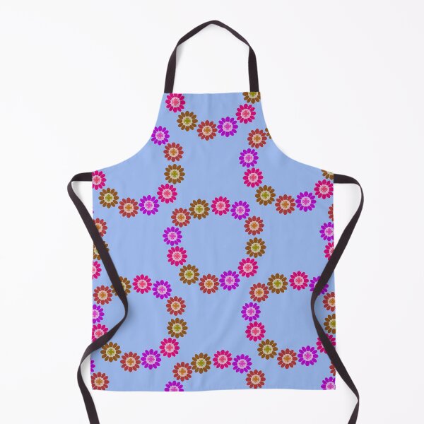 Item preview, Abstract flower repeating pattern pastel blue designed and sold by Svasti Arts and Designs.