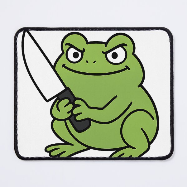 Item preview, Frog with a Knife Meme Funny desgin  designed and sold by StickyGuys.