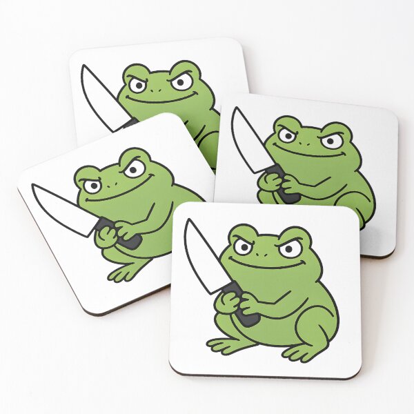 Item preview, Frog with a Knife Meme Funny desgin  designed and sold by StickyGuys.