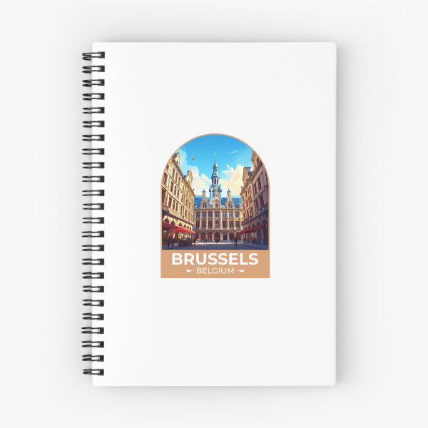 Item preview, Brussels - Belgium Sticker designed and sold by TulipaGraphics.