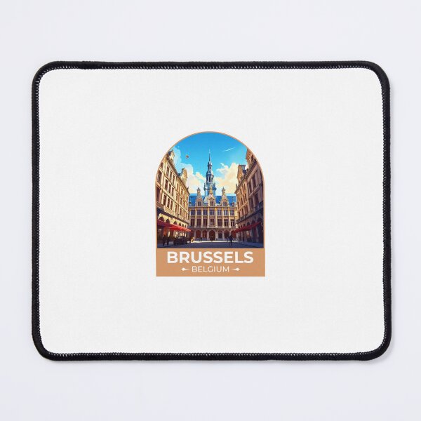 Item preview, Brussels - Belgium Sticker designed and sold by TulipaGraphics.