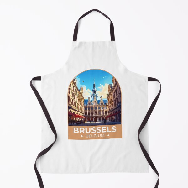Item preview, Brussels - Belgium Sticker designed and sold by TulipaGraphics.