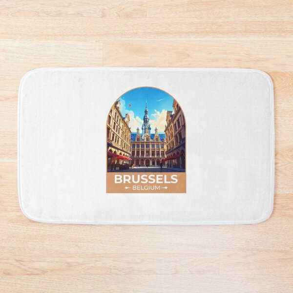 Item preview, Brussels - Belgium Sticker designed and sold by TulipaGraphics.