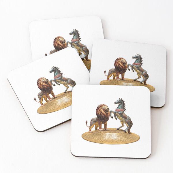 Item preview, Lions and horses, friends of different species designed and sold by PP&RAINBOW SHOP.