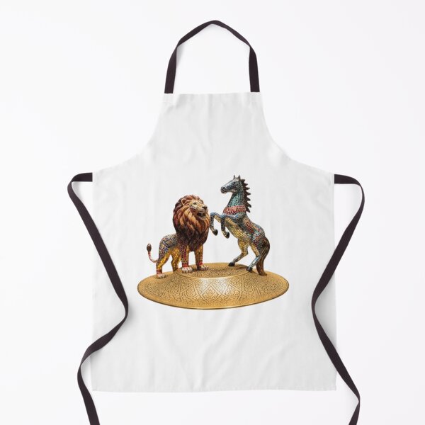 Item preview, Lions and horses, friends of different species designed and sold by PP&RAINBOW SHOP.