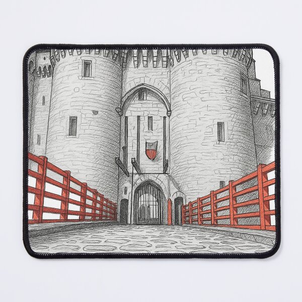 Item preview, A drawing of Vitré's castle designed and sold by Bao Côr.