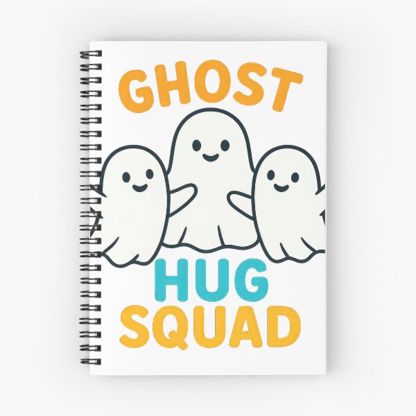 Item preview, Ghost Hug Squad – Cute Kawaii Friendly Ghosts with Hug Message designed and sold by DadGenX.