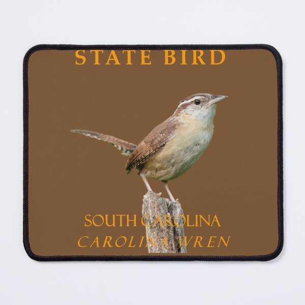 Item preview, South Carolina Territory Bird The Thryothorus Wren designed and sold by taiche.