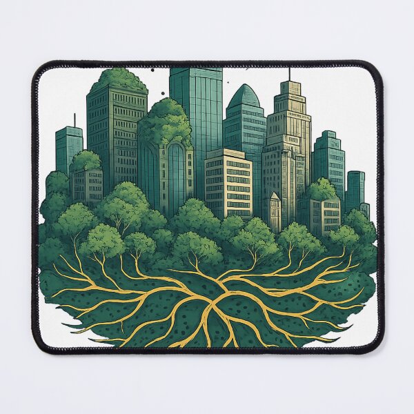 Item preview, Urban Nature Integration - City Ecotherapy Art - Urban Planner Gift designed and sold by TONSNAP.