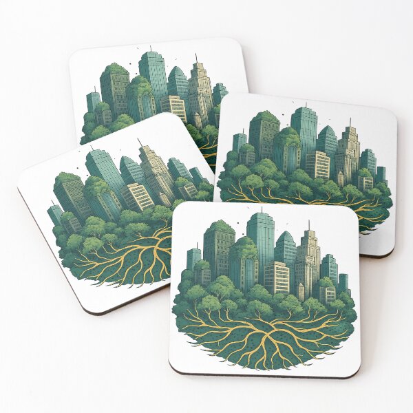 Item preview, Urban Nature Integration - City Ecotherapy Art - Urban Planner Gift designed and sold by TONSNAP.