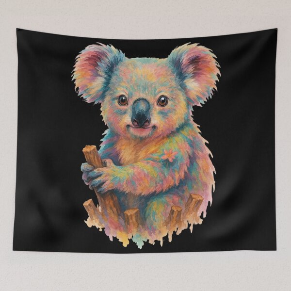 Item preview, Koala & Deforestation – Endangered Wildlife Awareness Art designed and sold by AddictiveDesign.