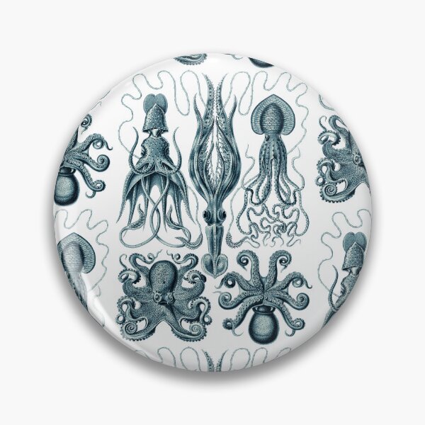 Item preview, Ernst Haeckel Gamochonia Octopus Cerulean designed and sold by aimeewilson.