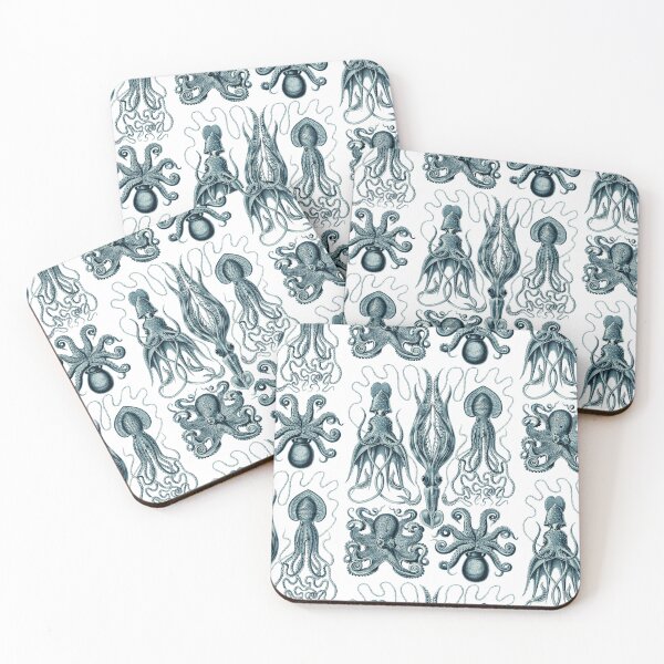 Item preview, Ernst Haeckel Gamochonia Octopus Cerulean designed and sold by aimeewilson.