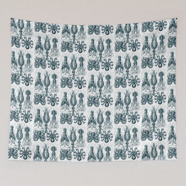 Item preview, Ernst Haeckel Gamochonia Octopus Cerulean designed and sold by aimeewilson.