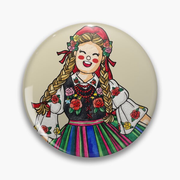 Item preview, Krakow Cutie in Traditional Dress designed and sold by PangmulCartoon.