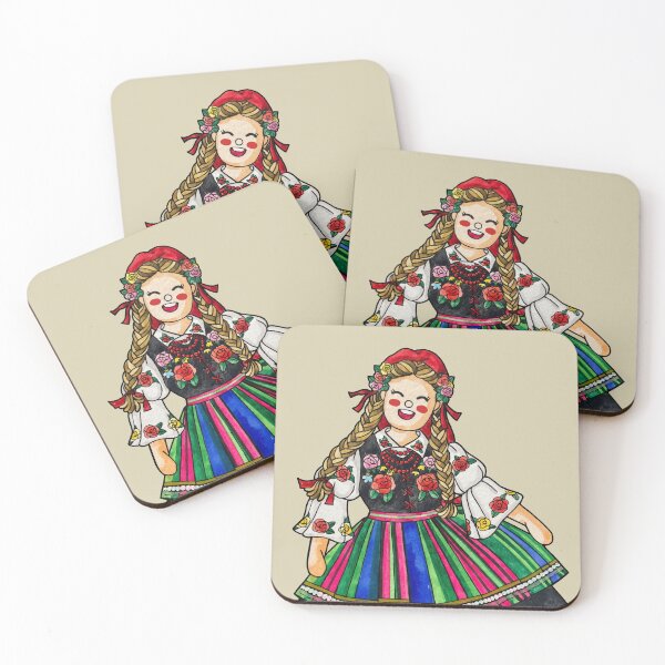 Item preview, Krakow Cutie in Traditional Dress designed and sold by PangmulCartoon.